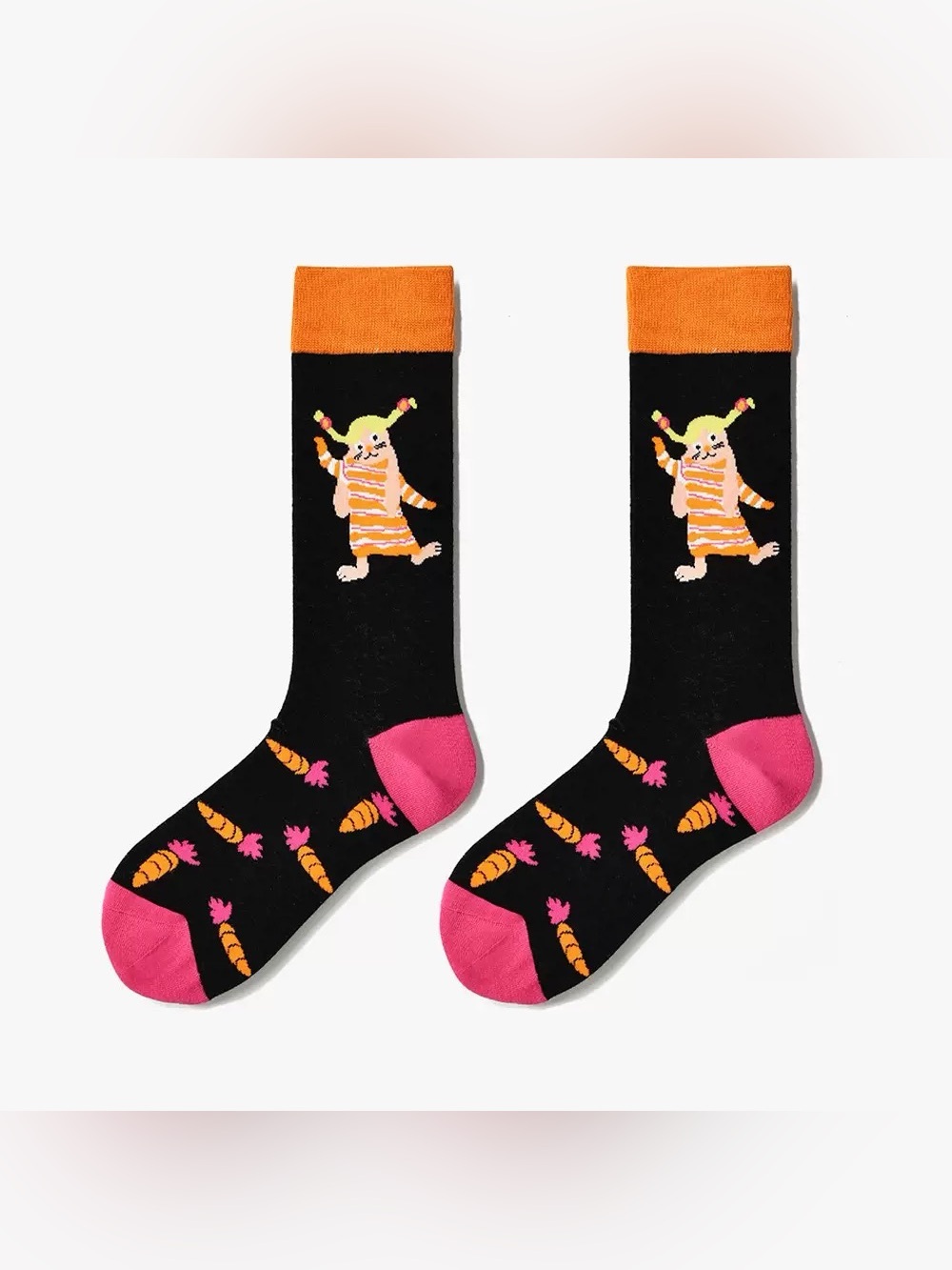 Premium Combed Cotton Crew Socks Unisex Soft Breathable Everyday Socks
